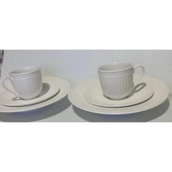 Lot of 2 Mikasa Italian Countryside ~ Cup & Saucer Set with two soup bowls DD900 - Picture 15 of 16
